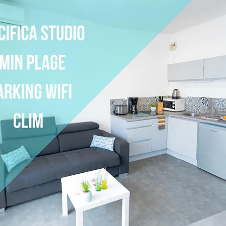 Le Pacifica - Neuf Parking Wifi Clim 2min - Résidence Le Pacific - Cohôteconciergerie Motte